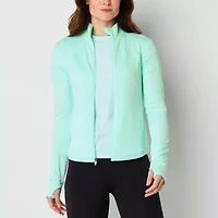 Xersion Everultra-Lite Womens Rib Moisture Wicking Lightweight Softshell Jacket