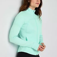 Xersion Everultra-Lite Womens Rib Moisture Wicking Lightweight Softshell Jacket