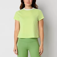 Xersion Womens Crew Neck Short Sleeve Active T-Shirt
