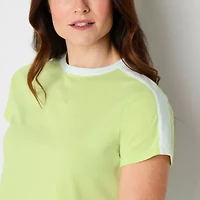 Xersion Womens Crew Neck Short Sleeve Active T-Shirt