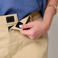 a.n.a Womens 5" Mid Rise Adaptive Easy-on + Easy-off Chino Short