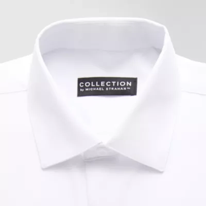 Collection By Michael Strahan Mens Modern Fit Easy Care Long Sleeve Dress Shirt