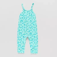 Okie Dokie Baby Girls Scoop Neck Sleeveless Jumpsuit