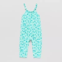Okie Dokie Baby Girls Scoop Neck Sleeveless Jumpsuit