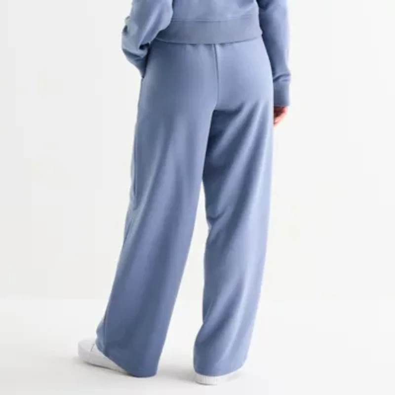 Xersion Womens Wide Leg Mid Rise Regular Fit Tall Active Pull-On Pant