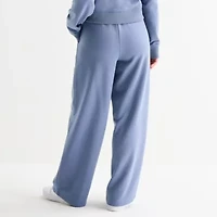 Xersion Womens Wide Leg Mid Rise Regular Fit Tall Active Pull-On Pant