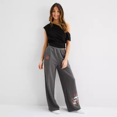 Forever 21 Womens Juniors Wide Leg Sweatpant