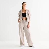 Xersion Womens Wide Leg Mid Rise Active Pull-On Pant
