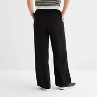 Stylus Womens Wide Leg Mid Rise Lounge Pant