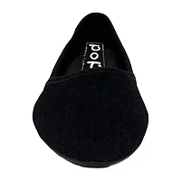 Pop Gerinina Womens Almond Closed Toe Ballet Flats