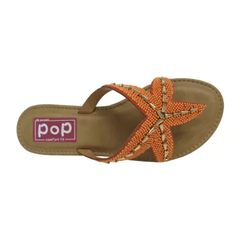 Pop Womens Asterra Flat Sandals