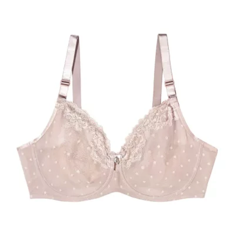 Curvy Couture Sheer Whisper Full Coverage Unlined Underwire Bra- 1368