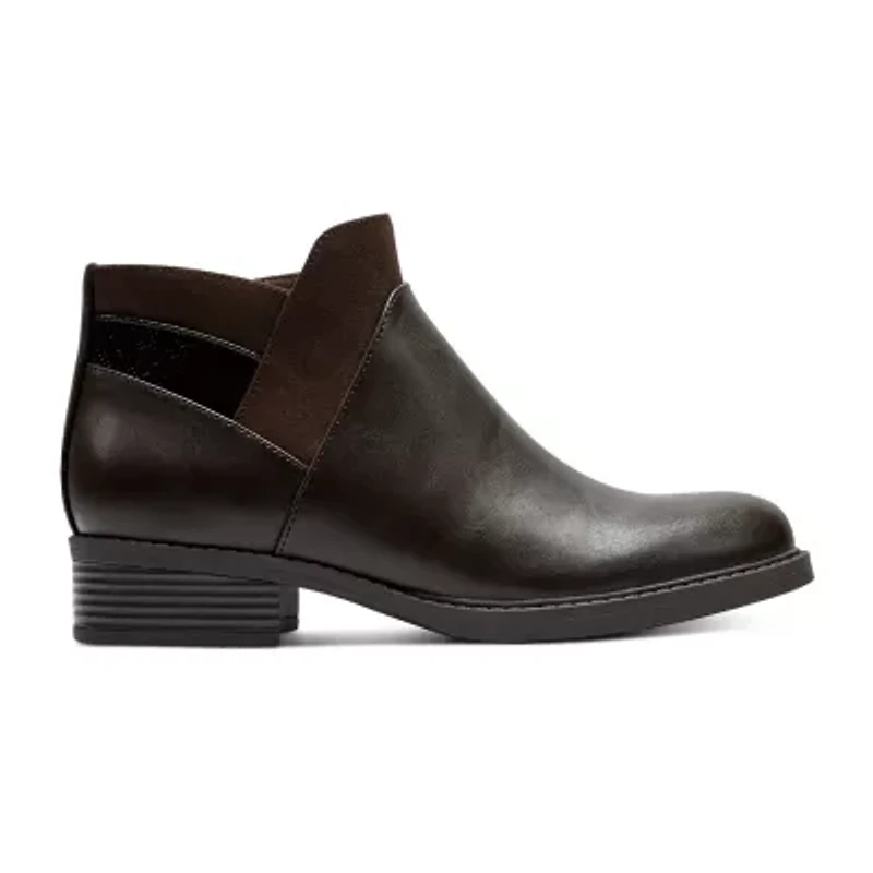 Easy Spirit Womens Lilma Flat Heel Booties