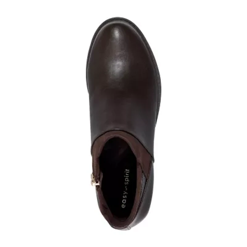 Easy Spirit Womens Lilma Flat Heel Booties