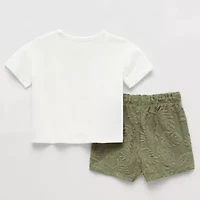 Okie Dokie Baby Boys 2-pc. Short Set