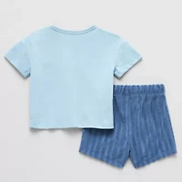 Okie Dokie Baby Boys 2-pc. Short Set