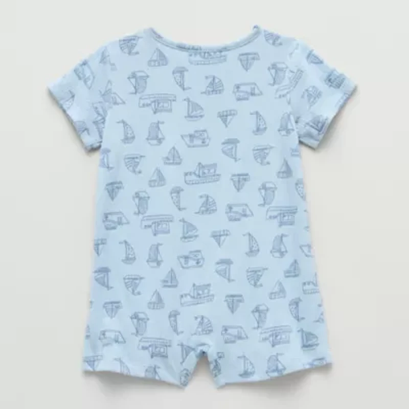 Okie Dokie Baby Boys Short Sleeve Romper