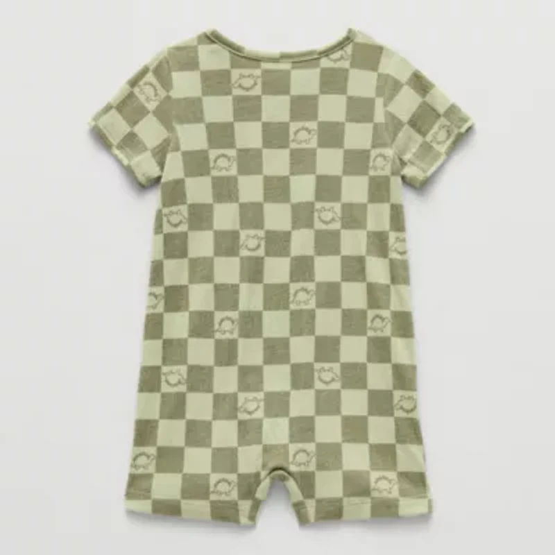 Okie Dokie Baby Boys Short Sleeve Romper