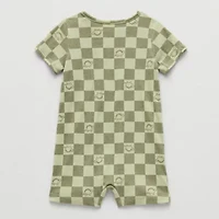 Okie Dokie Baby Boys Short Sleeve Romper