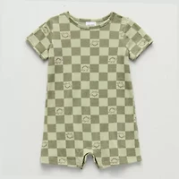 Okie Dokie Baby Boys Short Sleeve Romper