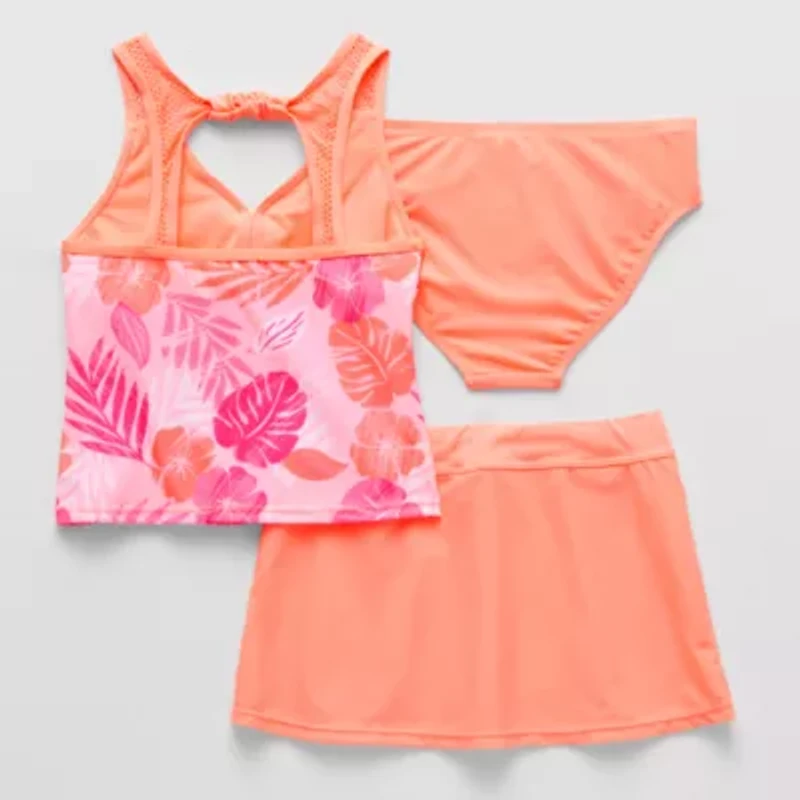 ZeroXposur Big Kid Girls 3-pc. Tankini Set