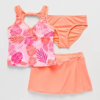 ZeroXposur Big Kid Girls 3-pc. Tankini Set