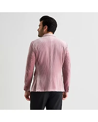 J. Ferrar Mens Slim Fit Velvet Sport Coat