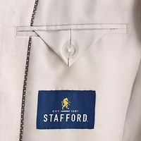 Stafford Linen Cotton Blend Mens Regular Fit Sport Coat