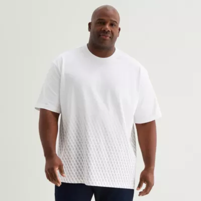 Shaquille O'Neal XLG™ Mens Crew Neck Short Sleeve Regular Fit Big Graphic T-Shirt