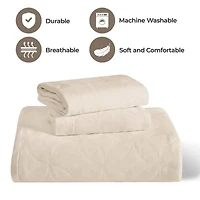 SUPERIOR® Serenity Oversized Matelasse Solid Texture Jacquard Bedspread