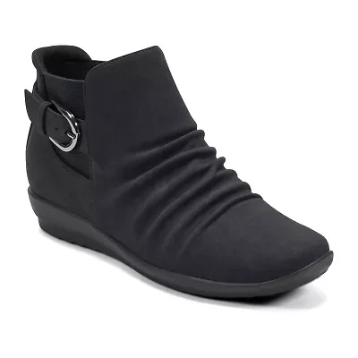 Easy Spirit Womens Aryel Flat Heel Booties