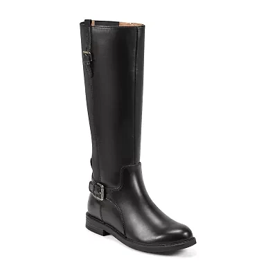 Easy Spirit Womens Jackie Flat Heel Riding Boots