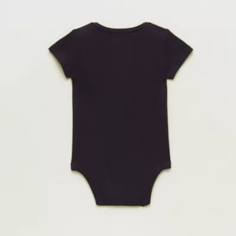 Okie Dokie Baby Unisex Round Neck Short Sleeve Rib Bodysuit