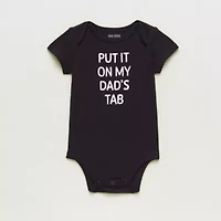 Okie Dokie Baby Unisex Round Neck Short Sleeve Rib Bodysuit