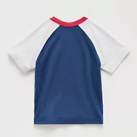 Okie Dokie Toddler & Little Boys Round Neck Short Sleeve T-Shirt