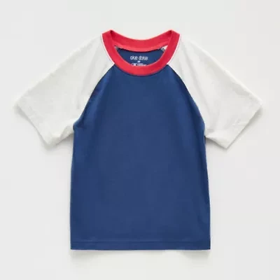 Okie Dokie Toddler & Little Boys Round Neck Short Sleeve T-Shirt