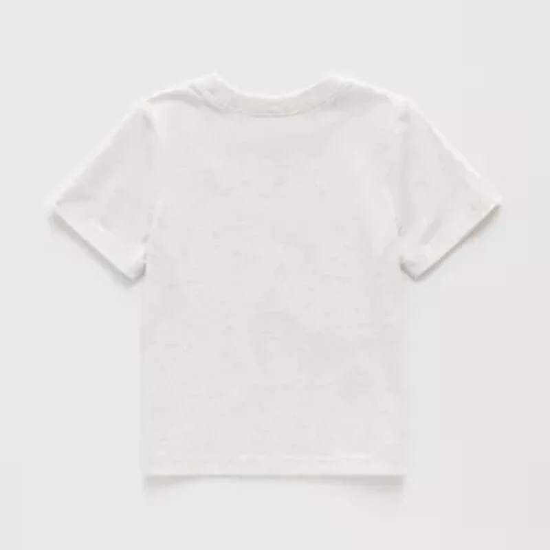 Okie Dokie Toddler & Little Boys Crew Neck Short Sleeve Regular Fit Graphic T-Shirt
