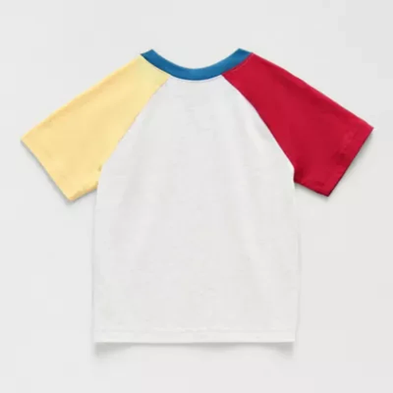 Okie Dokie Toddler & Little Boys Round Neck Short Sleeve T-Shirt