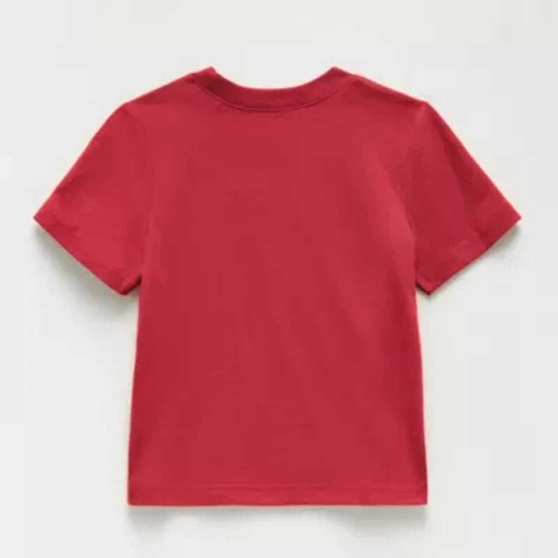 Okie Dokie Toddler & Little Boys Crew Neck Short Sleeve Regular Fit Graphic T-Shirt