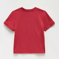 Okie Dokie Toddler & Little Boys Crew Neck Short Sleeve Regular Fit Graphic T-Shirt