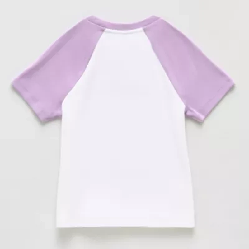 Thereabouts Little & Big Kid Girls Round Neck Short Sleeve T-Shirt