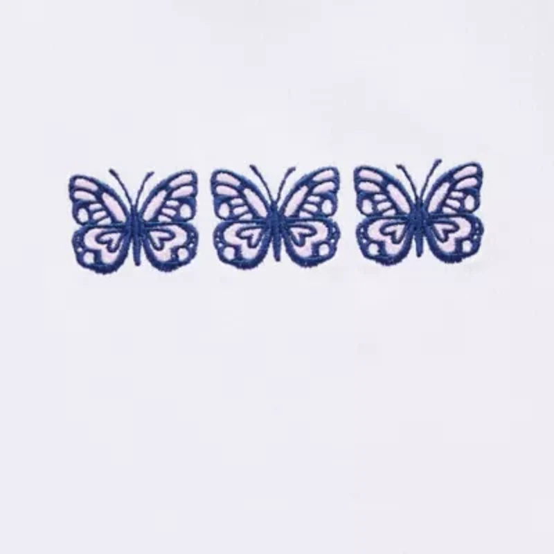 Thereabouts Little & Big Kid Girls Round Neck Short Sleeve T-Shirt