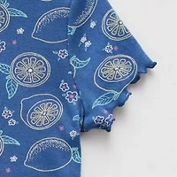 Thereabouts Little & Big Kid Girls Crew Neck Short Sleeve T-Shirt