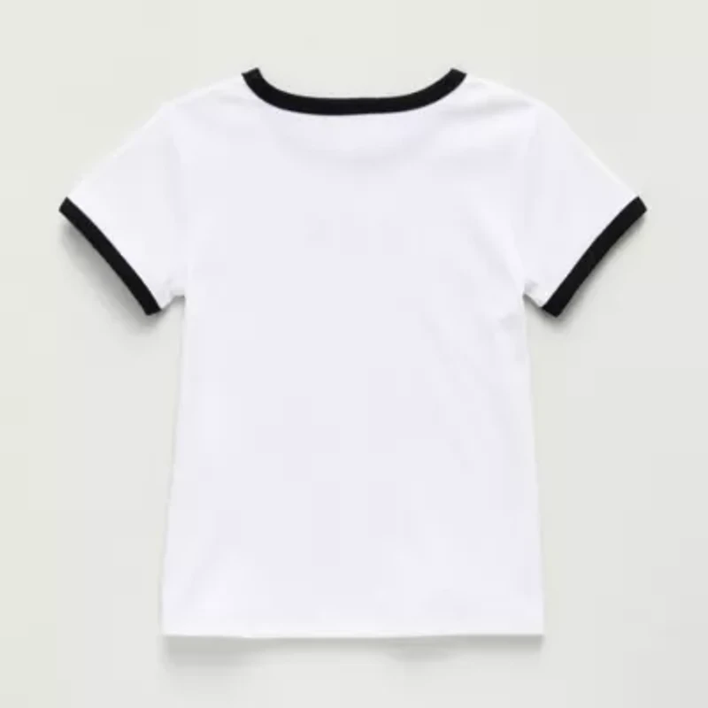 Thereabouts Little & Big Kid Girls Crew Neck Short Sleeve T-Shirt