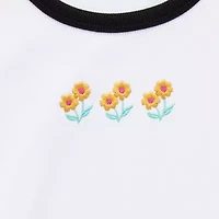 Thereabouts Little & Big Kid Girls Crew Neck Short Sleeve T-Shirt