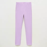 Thereabouts Solid Little & Big Kid Girls Knit Full Length Leggings