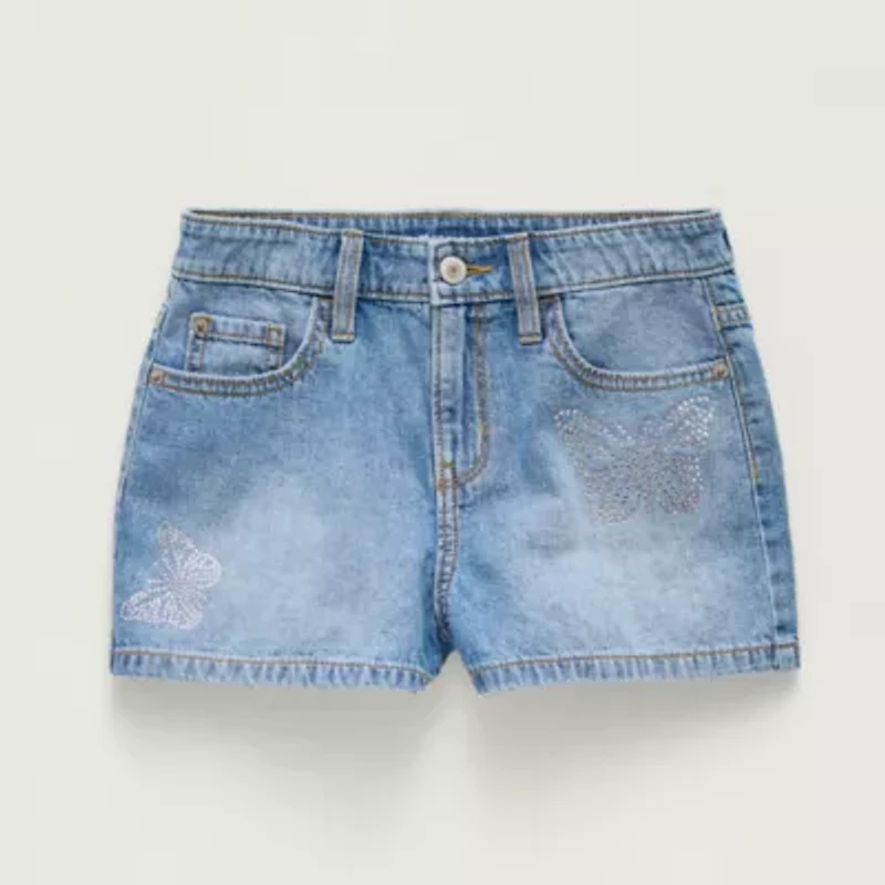 Thereabouts Little & Big Kid Girls Adjustable Waist Shortie Short