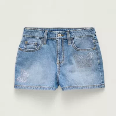 Thereabouts Little & Big Kid Girls Adjustable Waist Shortie Short