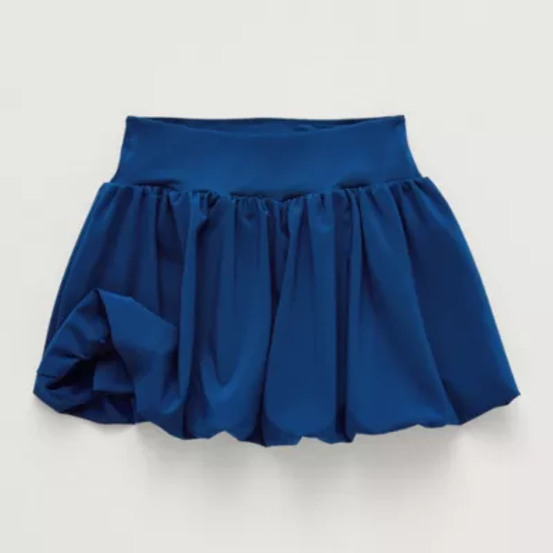 Xersion Woven Bubble Little & Big Kid Girls Moisture Wicking Skort