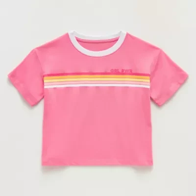 Xersion Little & Big Kid Girls Crew Neck Short Sleeve Active T-Shirt
